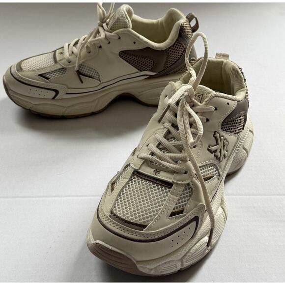 Zoo York Chunky Sneakers Beige Brown Mesh Dad Shoes Size 42 (US 9) Streetwear - Picture 5 of 7